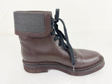 Brunello Cucinelli Monili Combat Boots Size 9