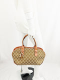 Gucci Canvas Heartbit Handle Bag