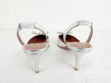 NEW Amina Muaddi Embellished Slingback Size 7.5