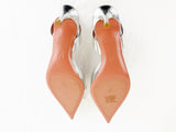 NEW Amina Muaddi Embellished Slingback Size 7.5