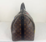 NEW Louis Vuitton Keepall 50 Logo Story