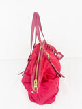 Prada Nylon Leather Trim Tote