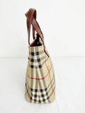 Burberry London Haymarket Handle Bag