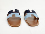 Hermes Oran Denim Sandal Size 9.5
