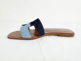 Hermes Oran Denim Sandal Size 9.5