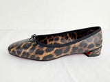 NEW Christian Louboutin Leopard Ballet Flats Size 11