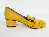 Gucci Suede Marmont GG Pump Size 8.5