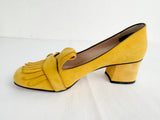 Gucci Suede Marmont GG Pump Size 8.5