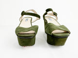 Prada Suede Platform Sandal Size 9