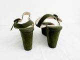 Prada Suede Platform Sandal Size 9