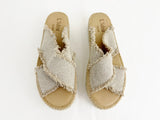 NEW L'Idea Espadrille Slides Size 9