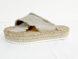 NEW L'Idea Espadrille Slides Size 9