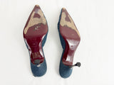 Chanel Denim Vintage Slingbacks Size 8