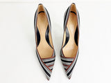 NEW Sergio Rossi Stripe Pumps Size 8.5