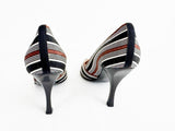 NEW Sergio Rossi Stripe Pumps Size 8.5
