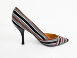 New Sergio Rossi Canvas Pump Size 8.5