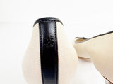 Chanel Canvas Pump Size 8.5