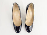 Christian Louboutin Patent Block Heel Pumps Size 8