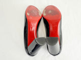 Christian Louboutin Patent Block Heel Pumps Size 8