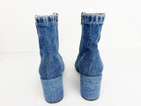 Dries Van Noten Denim Boots Size 6.5