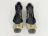 NEW Tod's Tri-Color Ballet Flats Size 8