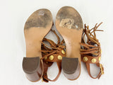 Valentino Fringe Sandel Size 7.5