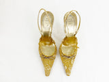 NEW Rene Caovilla Lace Slinbacks Size 7.5