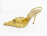 NEW Rene Caovilla Lace Slinbacks Size 7.5