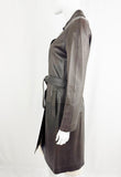 Burberry Leather Trench Coat Size S