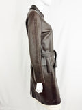 Burberry Leather Trench Coat Size S