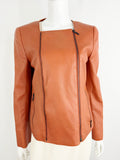 Akris Leather Jacket Size 10