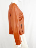 Akris Leather Jacket Size 10