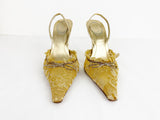 NEW Rene Caovilla Lace Slinbacks Size 7.5