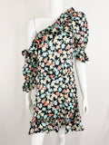 Saint Laurent One Shoulder Dress Size 6