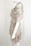 Zimmermann Stranded Tiered Mini Dress Size S