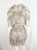 Zimmermann Stranded Tiered Mini Dress Size S