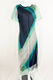 Emmelle Silk Midi Dress Size S