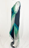 Emmelle Silk Midi Dress Size S