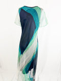 Emmelle Silk Midi Dress Size S