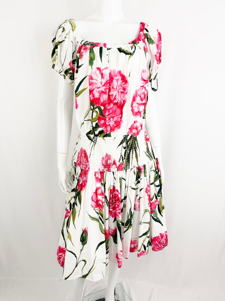 luxury floral dress NEW Dolce & Gabbana Floral Dress Size XL – KMK Luxury Consignment
