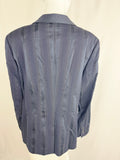 NEW Rena Lange Stripe Blazer Size 14