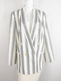 NEW Brunello Cucinelli Sequin Accent Blazer Size L