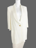 NEW Dusan Back Drape Blazer Size M