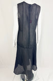 NEW Akris Sheer Maxi Dress Size 12