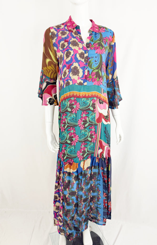 johnny was maxi dresses on sale Johnny Was Silk Maxi Dress Size XS – KMK Luxury Consignment