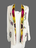 NEW Etro Ikat Embroidered Vest Size 8