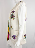 NEW Etro Ikat Embroidered Vest Size 8