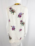 NEW Etro Ikat Embroidered Vest Size 8