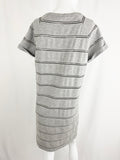 Brunello Cucinelli Cotton with Sequin Trim Dress Size M