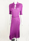 Chanel Knit Shimmer Dress Size M